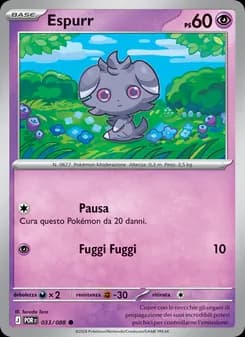 Espurr card in Italian