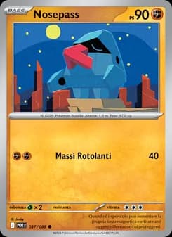Nosepass card in Italian
