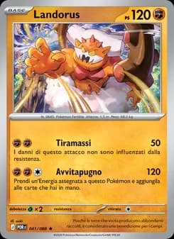 Landorus card in Italian