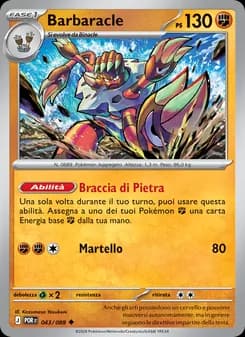 Barbaracle card in Italian