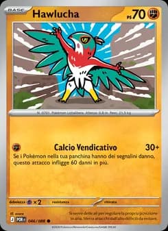 Hawlucha card in Italian