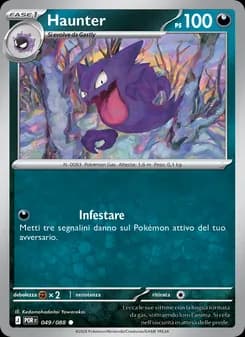 Haunter card in Italian
