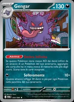 Gengar card in Italian