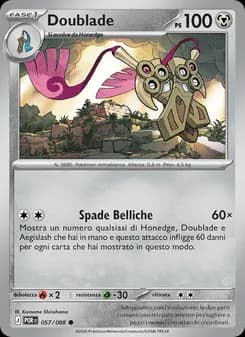 Doublade card in Italian