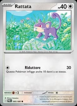 Rattata card in Italian