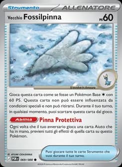 Vecchio Fossilpinna card in Italian
