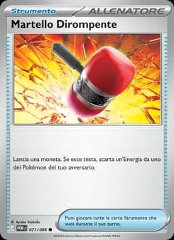 Martello Dirompente card in Italian