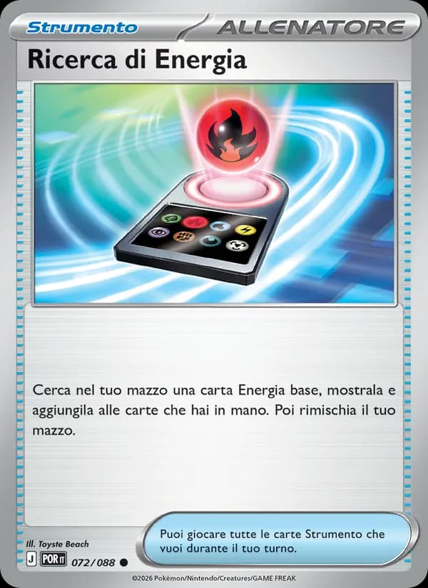 Ricerca di Energia card in Italian