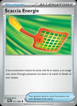 Scaccia Energie card in Italian