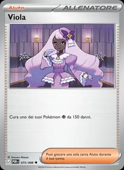 Viola card in Italian