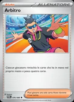 Arbitro card in Italian