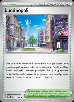 Luminopoli card in Italian
