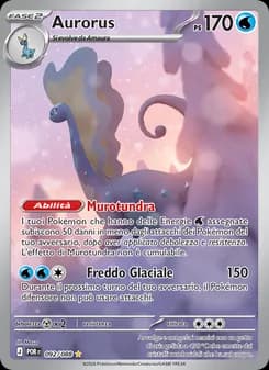 Aurorus card in Italian