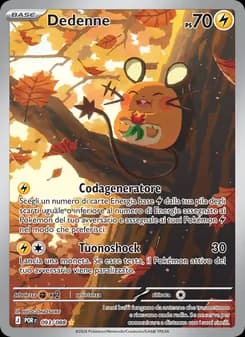 Dedenne card in Italian