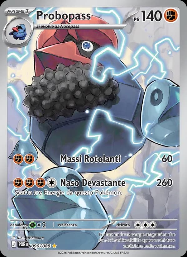 Probopass card in Italian