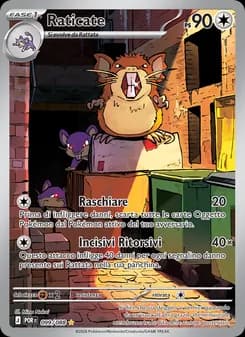 Raticate card in Italian