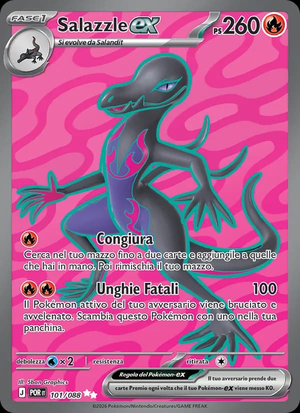 Salazzle-ex card in Italian
