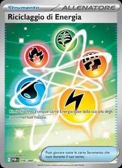 Riciclaggio di Energia card in Italian