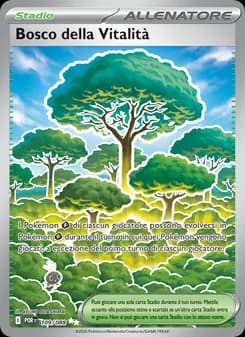 Bosco della Vitalità card in Italian
