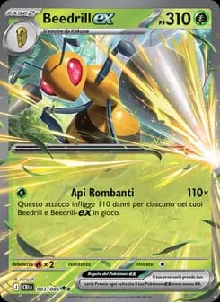Beedrill-ex card in Italian