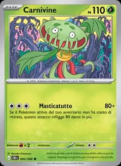 Carnivine card in Italian