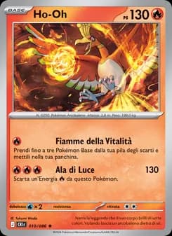 Ho-Oh card in Italian