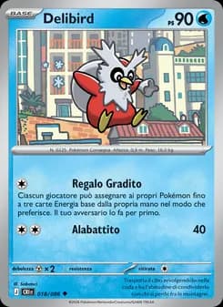 Delibird card in Italian