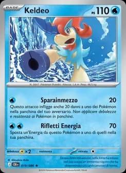 Keldeo card in Italian