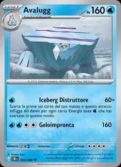 Avalugg card in Italian