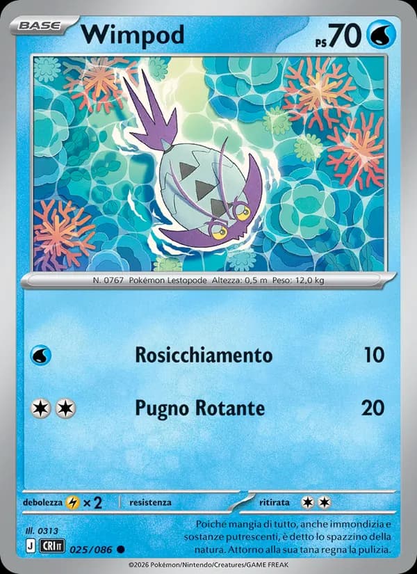 Wimpod card in Italian