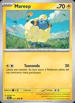 Mareep card in Italian