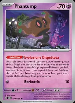 Phantump card in Italian