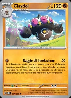 Claydol card in Italian