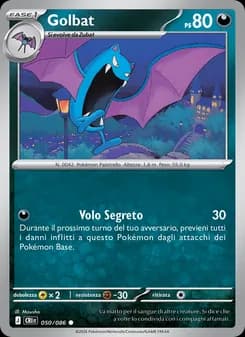 Golbat card in Italian
