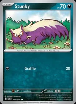 Stunky card in Italian