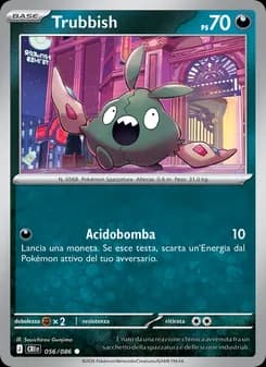 Trubbish card in Italian