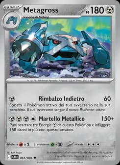 Metagross card in Italian