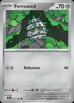 Ferroseed card in Italian