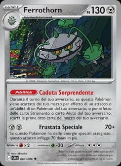 Ferrothorn card in Italian