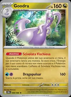 Goodra card in Italian