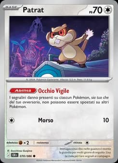 Patrat card in Italian