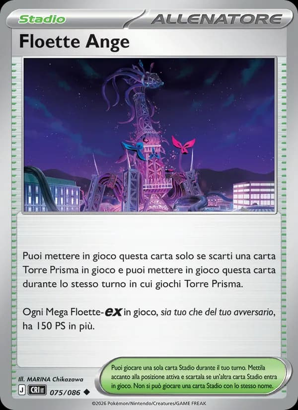 Floette Ange card in Italian