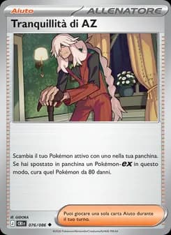 Tranquillità di AZ card in Italian
