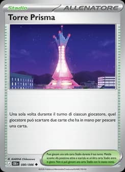 Torre Prisma card in Italian