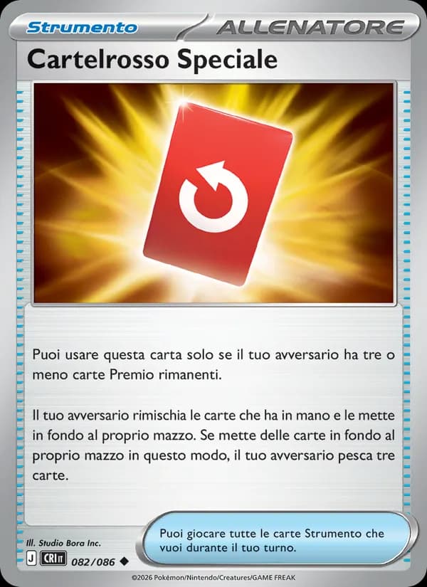 Cartelrosso Speciale card in Italian