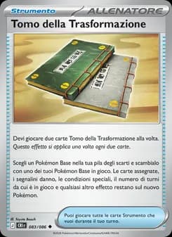 Tomo della Trasformazione card in Italian