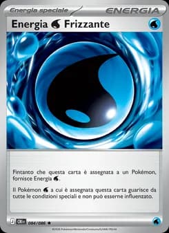 Energia Water Frizzante card in Italian