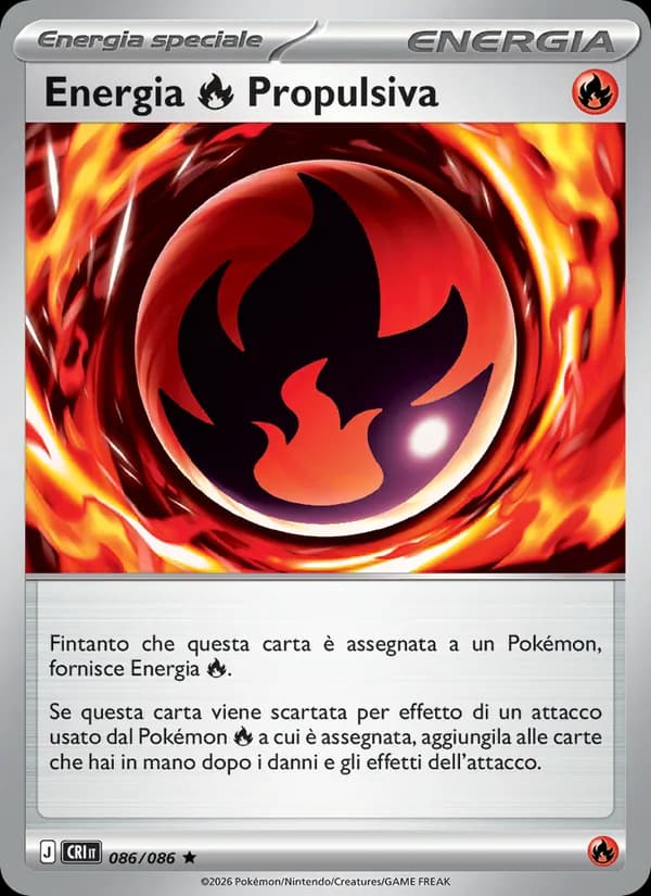 Energia Fire Propulsiva card in Italian
