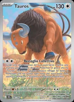 Tauros card in Italian