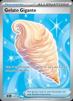 Gelato Gigante card in Italian